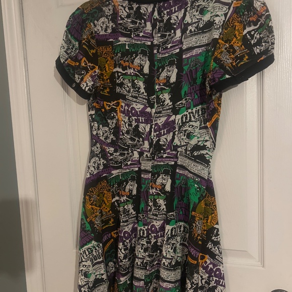 Hell bunny BE AFRAID MINI DRESS small - Picture 3 of 5